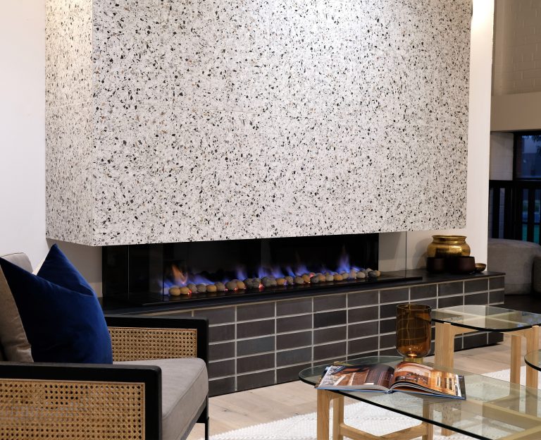 Horizon Cantilever Open Gas Fireplace