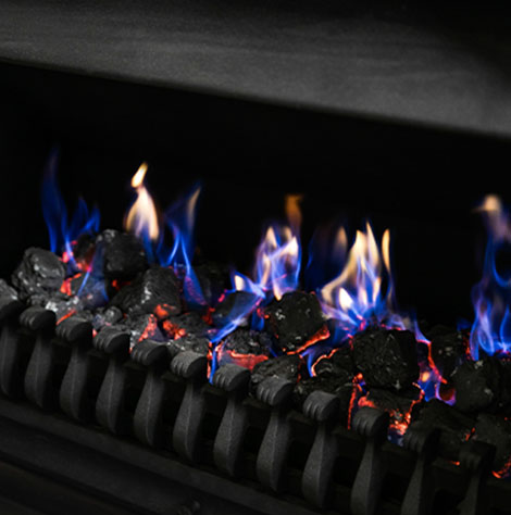 gas burner for fireplace